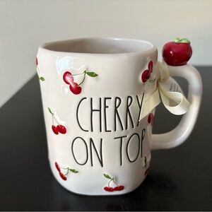 New Rae Dunn Cherry On Top Mug